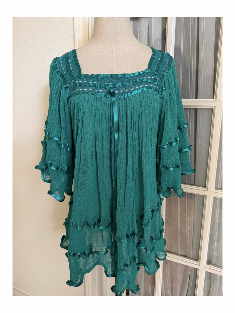 Mexican Angelita Gauze Top NEW
